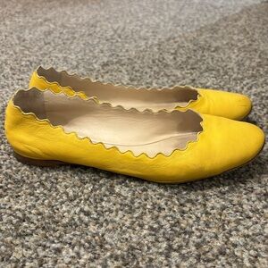 👋Chloe Ballet flats SZ 36 yellow